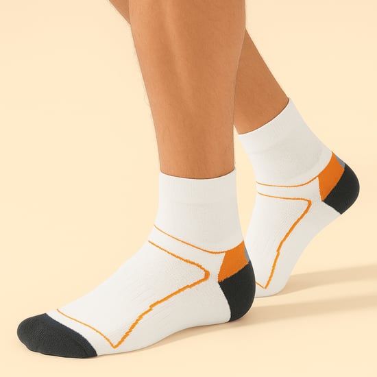 1 Paquete de Calcetines de Ciclismo Cortos de Neón Alta Visibilidad - Image 3