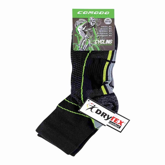 1 Paquete de Calcetines de Ciclismo de Bajo Corte Neón de Alta Visibilidad - Image 2