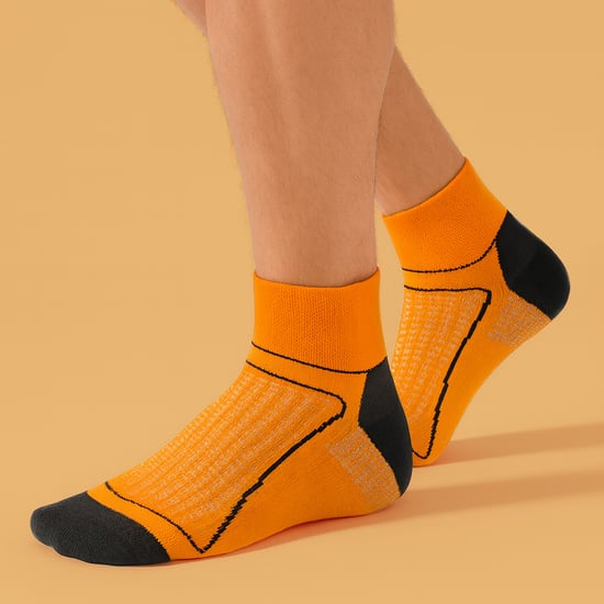 1 Paquete de Calcetines de Ciclismo Cortos de Alta Visibilidad Neon - Image 3