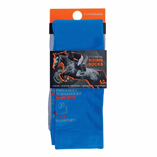 Pack de 1 par de calcetines de microfibra hasta la rodilla para montar a caballo para mujeres - Image 2