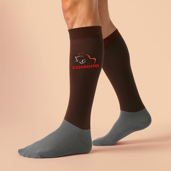 1 paquete de calcetines equestrianos para montar a caballo de microfibra hasta la rodilla para mujeres - Image 3