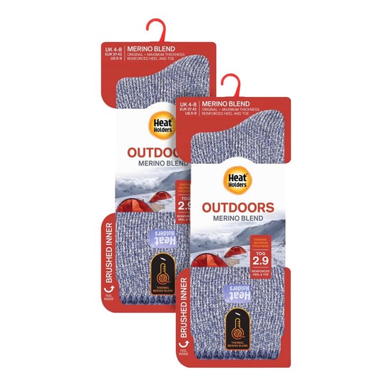 Paquete de 2 Calcetines Térmicos de Lana Merino para Mujer - Image 2