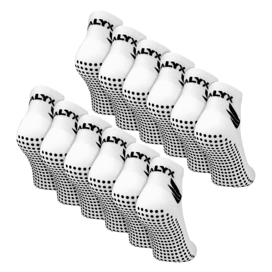 Paquete de 12 Calcetines Cortos de Bambú para Hombre con Grip | Calcetines Suaves Antideslizantes con Talón y Punta Reforzados - Image 1