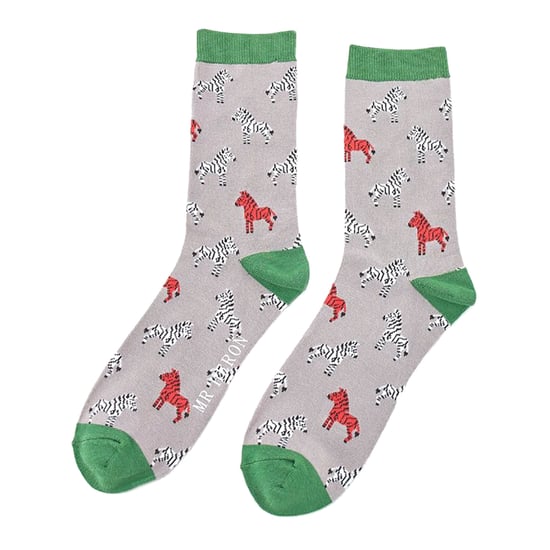 1 Paquete de Calcetines de Bambú para Hombre con Patrón de Animales Divertido - Image 4