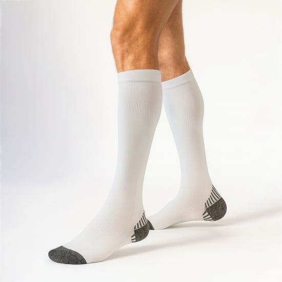 1 Paquete de Medias de Compresión para Correr Unisex sobre la Pantorrilla - Image 3