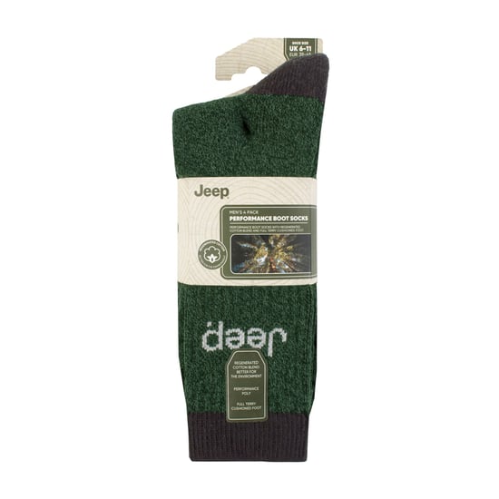 Paquete de 4 calcetines de bota para hombre de algodón reciclado | Calcetines gruesos con acolchado completo - Image 2