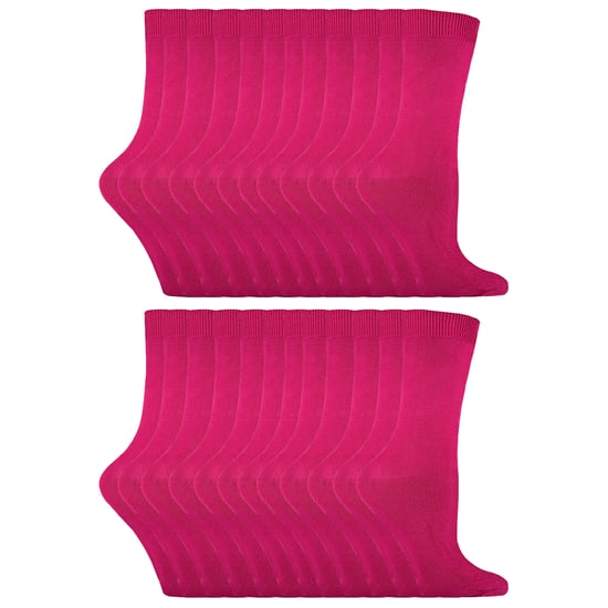 24 Pares de Calcetines de Vestir de Algodón Rico para Dama - Image 1