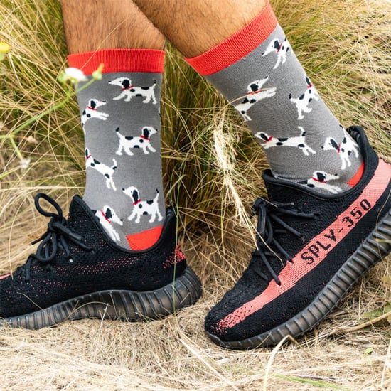 1 Paquete de Calcetines de Bambú para Hombre con Diseño de Perro - Image 3