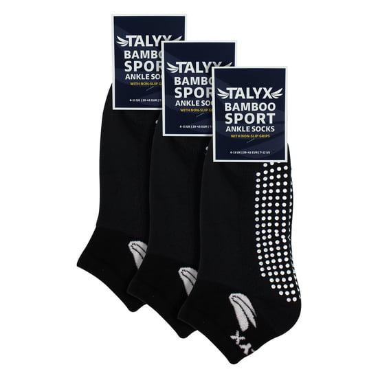 Pack de 3 Calcetines Antideslizantes de Bambú para Hombre con Refuerzo en el Talón y la Punta - Image 2