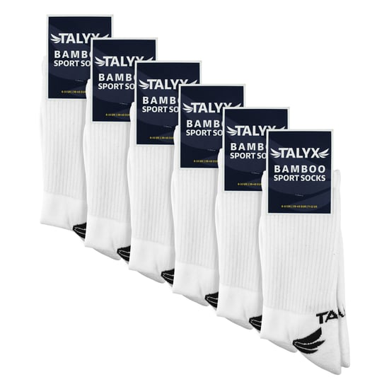 Pack de 6 Calcetines Deportivos para Hombre de Bambú | Calcetines Transpirables con Refuerzo en el Talón y la Punta - Image 2
