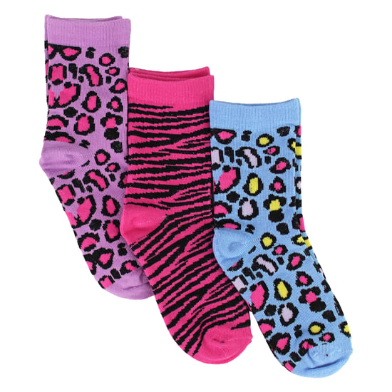 Paquete de 6 Medias de Algodón con Estampado de Animales para Niñas | Medias Coloridas con Patrón de Camo - Image 4