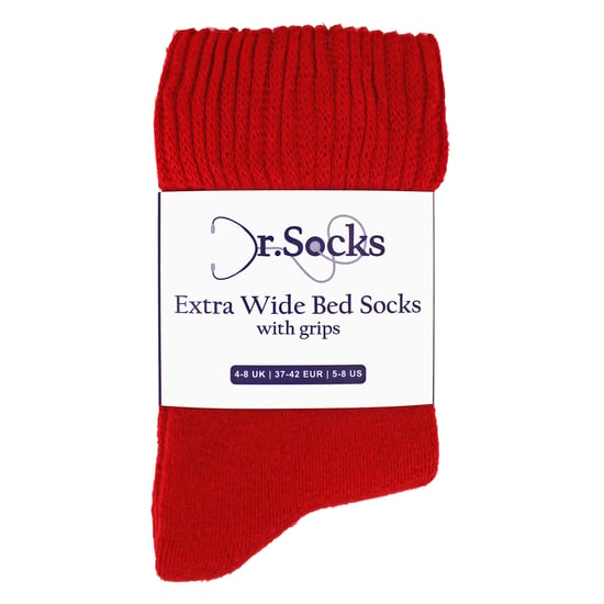 Calcetines de invierno extra anchos para mujer con grips | Calcetines térmicos antideslizantes para dormir - Image 2