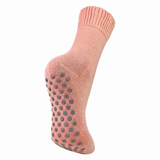 Calcetines de cama térmicos para mujer extra anchos con agarres | Calcetines de dormir antideslizantes - Image 3