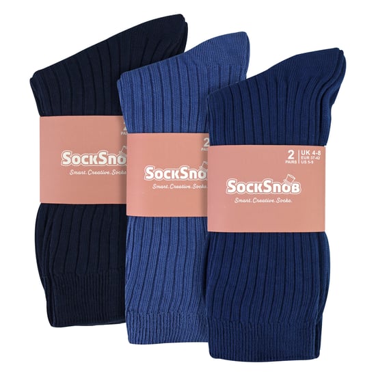 Paquete de 6 calcetines suaves y transpirables 100% algodón para mujeres - Image 2