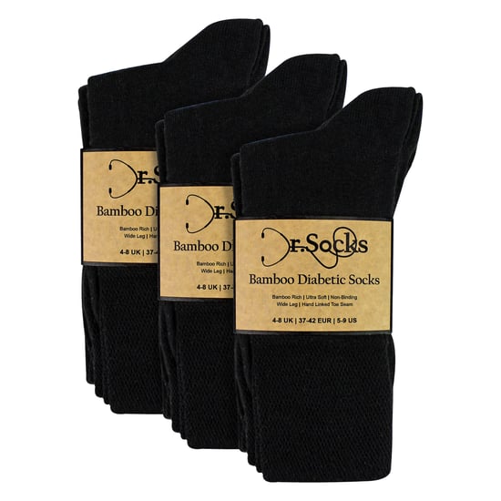 12 Pares de Calcetines Diabéticos de Bambú para Mujeres | Calcetines Suaves y sin Ajuste para Mayor Comodidad - Image 2