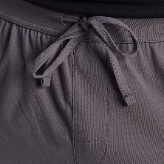 Pantalones de pijama de algodón elásticos para hombre 50550485 - Image 4