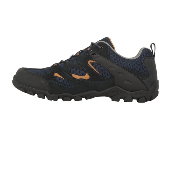 Mountain Warehouse Mens Curlews Waterproof Suede Walking Shoes (Navy) - Image 3