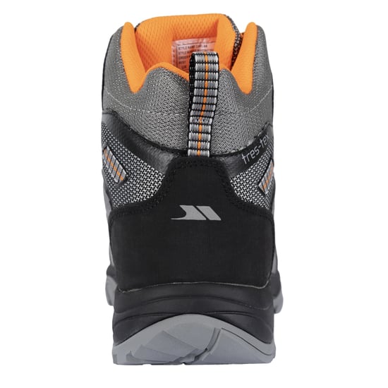 Trespass Mens Caelan Suede Walking Boots (Grey) - Image 2