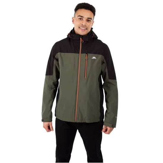 Trespass Mens Tappin Hooded Waterproof Jacket (Ivy) - Image 5