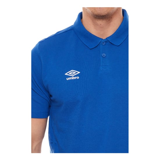 Umbro Boys Essential Polo Shirt (Royal Blue/White) - Image 3