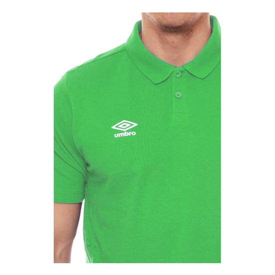 Umbro Boys Essential Polo Shirt (Emerald/White) - Image 3