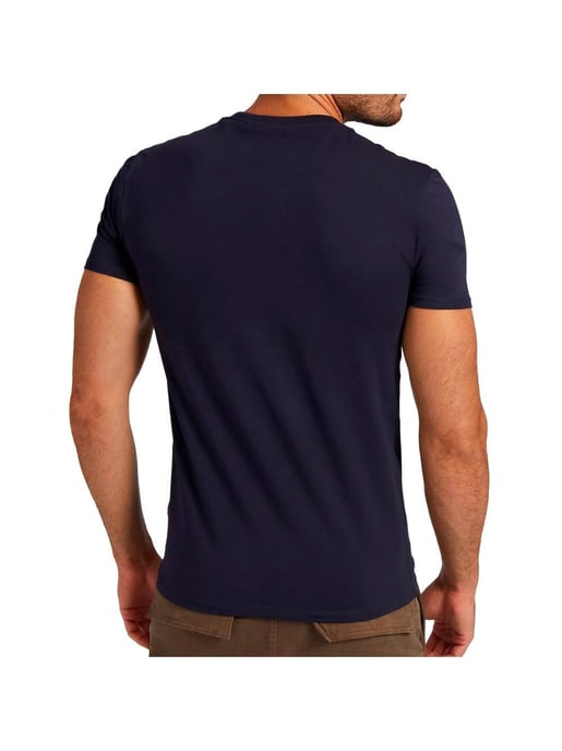 Camiseta de Hombre de Algodón Orgánico Azul Guess Jeans - Image 3