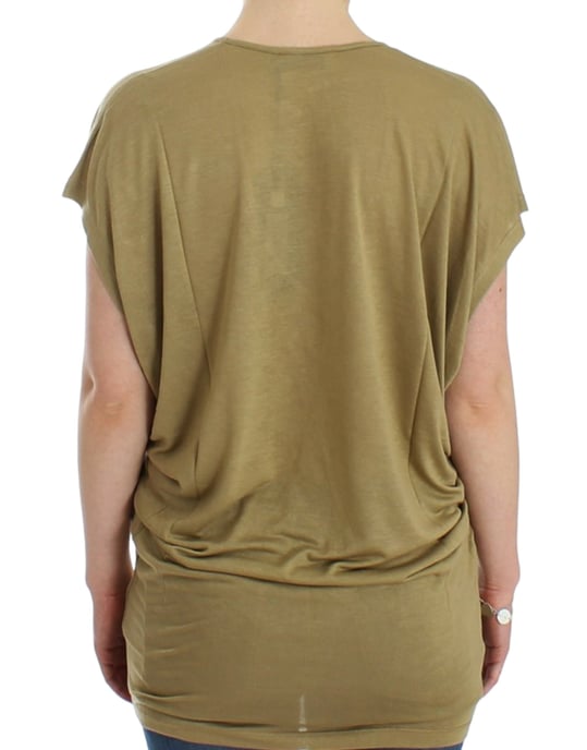 Camiseta de manga corta verde con estampado de Costume National - Image 3
