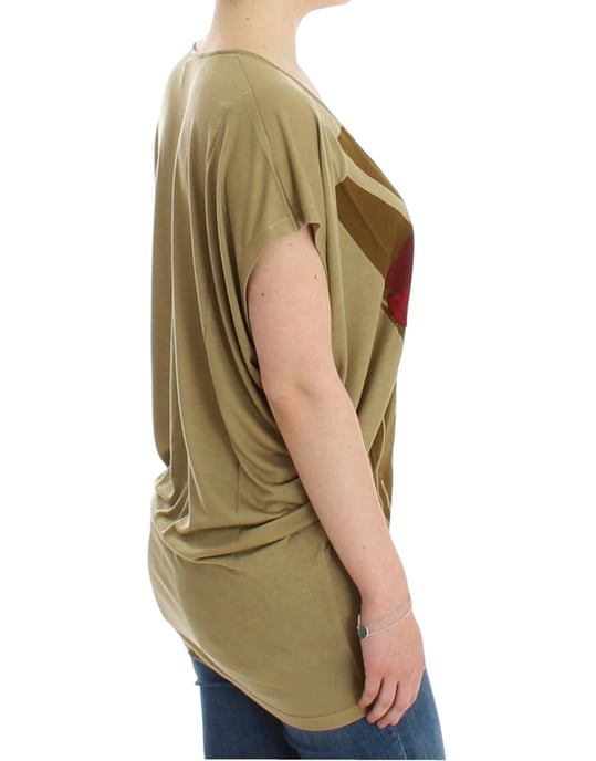 Camiseta de manga corta verde con estampado de Costume National - Image 4