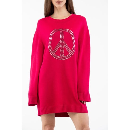 Vestido Casual de Lana Fucsia Moschino - Image 2