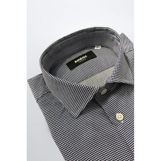 Camisa de Hombre Baldinini Trend Azul de Algodón - Image 2