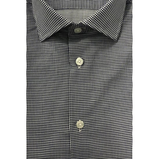 Camisa de Hombre Baldinini Trend Azul de Algodón - Image 3