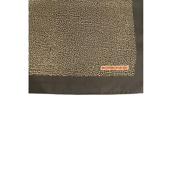 Bufanda de Seda Gris para Mujer Borbonese - Image 4