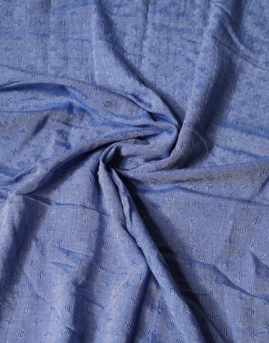 Estola de Encaje Azul de Dolce & Gabbana, Pañuelo de Algodón para el Cuello. - Image 6