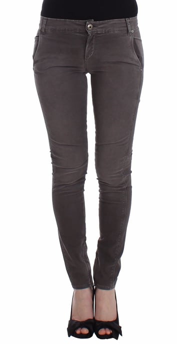 Pantalones de mezclilla ajustados grises Ermanno Scervino - Image 1