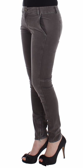Pantalones de mezclilla ajustados grises Ermanno Scervino - Image 2