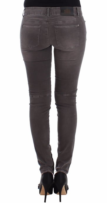 Pantalones de mezclilla ajustados grises Ermanno Scervino - Image 3