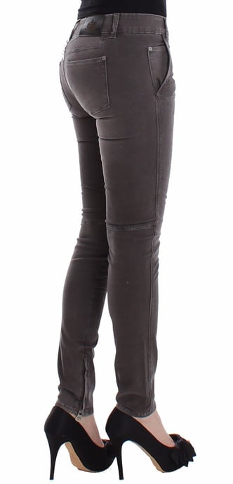 Pantalones de mezclilla ajustados grises Ermanno Scervino - Image 4
