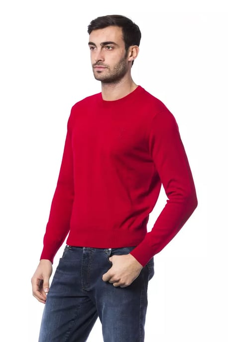 Billionaire Italian Couture Suéter de Hombre de Lana Merino Roja - Image 2