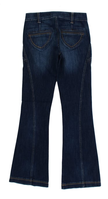 Jeans de algodón elástico azul Cavalli de cintura baja - Image 2