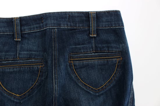 Jeans de algodón elástico azul Cavalli de cintura baja - Image 6