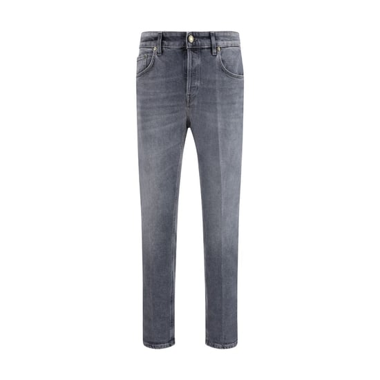 Jeans de mezclilla de algodón gris PT Torino - Image 1