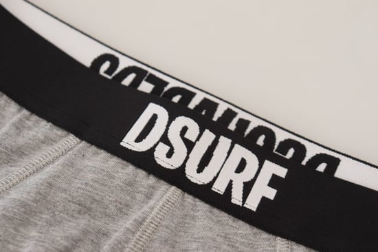 Dsquared² Gris Calzón Ajustado de Algodón con Logo DSURF para Hombre - Image 2