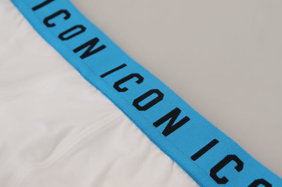 Calzoncillos de algodón elásticos para hombre con logo blanco Icon de Dsquared² - Image 3