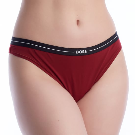 Paquete de 3 Tangas de Algodón Elástico para Mujer con Logo 50510030 - Image 2