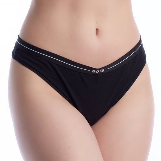 Paquete de 3 Tangas de Algodón Elástico para Mujer con Logo 50510030 - Image 5