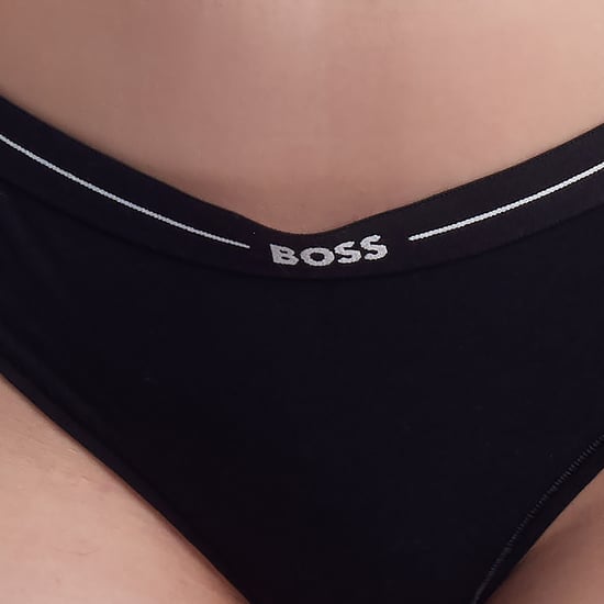 Paquete de 3 Tangas de Algodón Elástico para Mujer con Logo 50510030 - Image 3