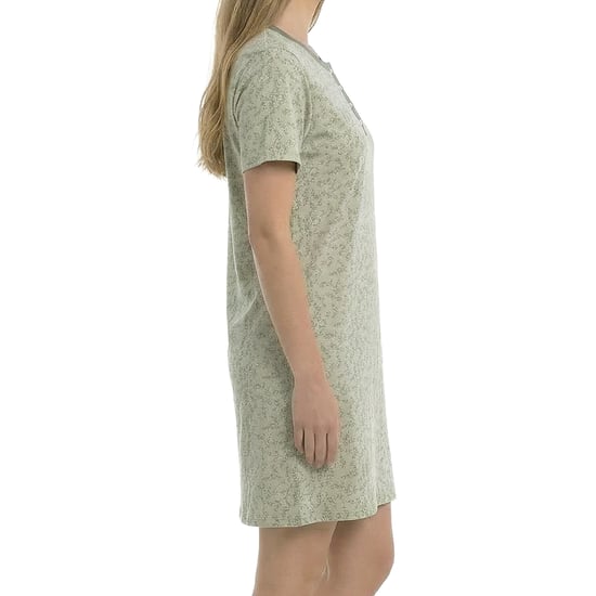 Camisón de algodón de manga corta para mujer KL45000 - Image 4