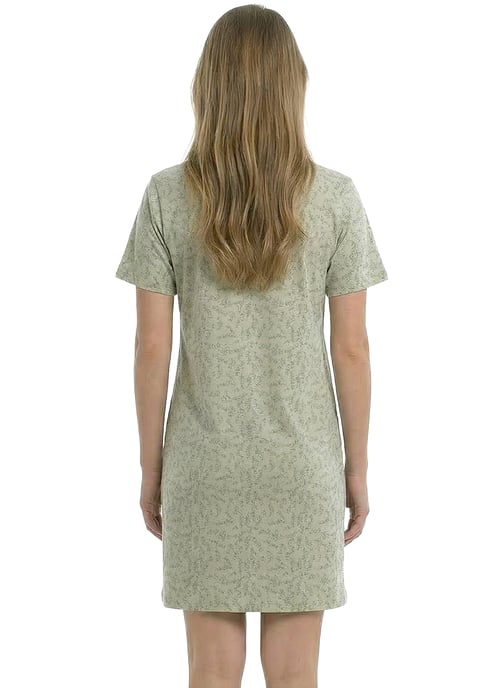 Camisón de algodón de manga corta para mujer KL45000 - Image 5