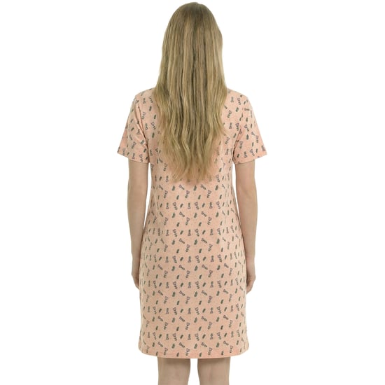 Camisón de Algodón de Manga Corta para Mujeres KL45000 - Image 5