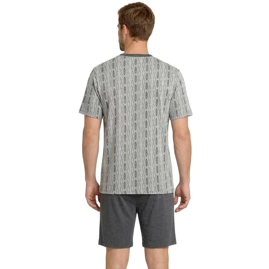 Pijamas de algodón cortos para hombre Verano KL30000 - Image 3